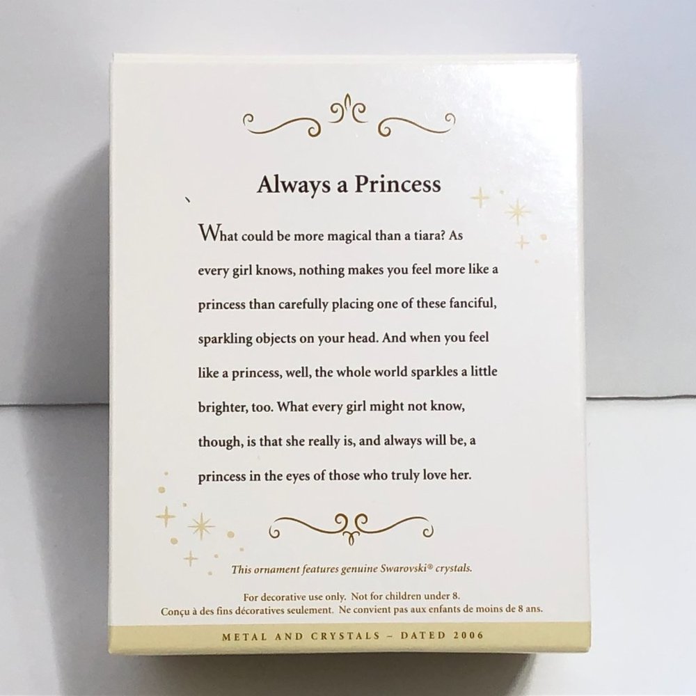 Hallmark Ornament Disney Always a Princess Tiara - Picture 3 of 4